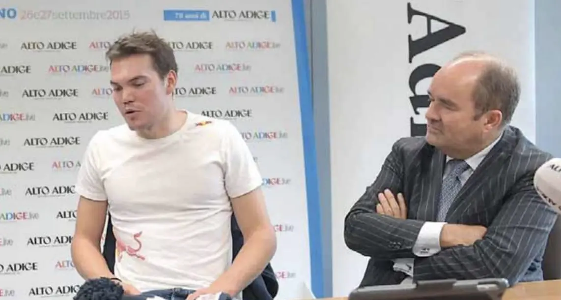 Alex Vinatzer al forum dell’Adige: «Sono pronto per vincere»