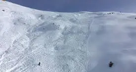 Valanga a Capanna Presena, tre persone coinvolte