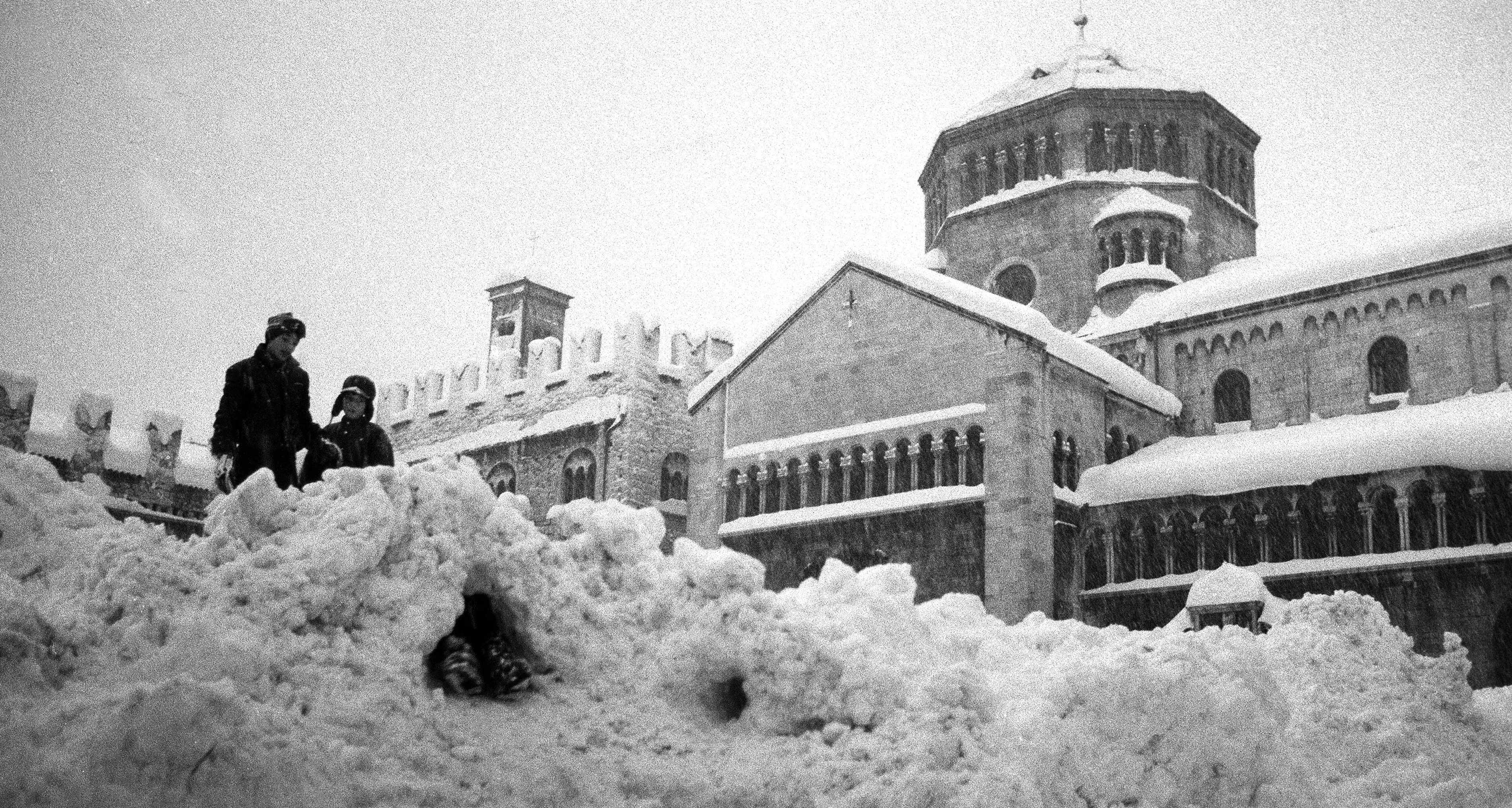 Gennaio 1985, a Trento arrivò la \"nevicata del secolo\": in tre giorni, 1 metro e 44 centimetri