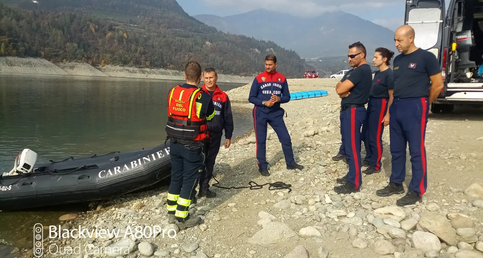 Sara Pedri, proseguono le ricerche nel lago di Santa Giustina. In corso la verifica della traccia individuata dalle unità cinofile