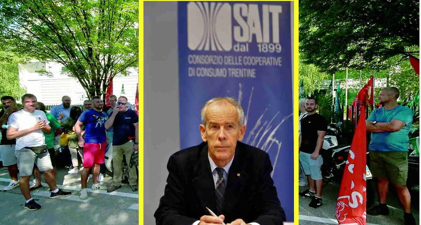 Sait, licenziamento di 60 dipendenti, Sartori attacca: «Difendo i valori e le tradizioni del movimento cooperativo trentino»