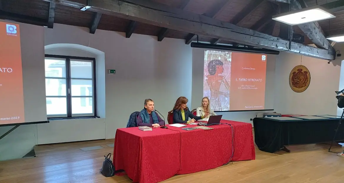 Rarissimo papiro egizio scoperto al Castello del Buonconsiglio