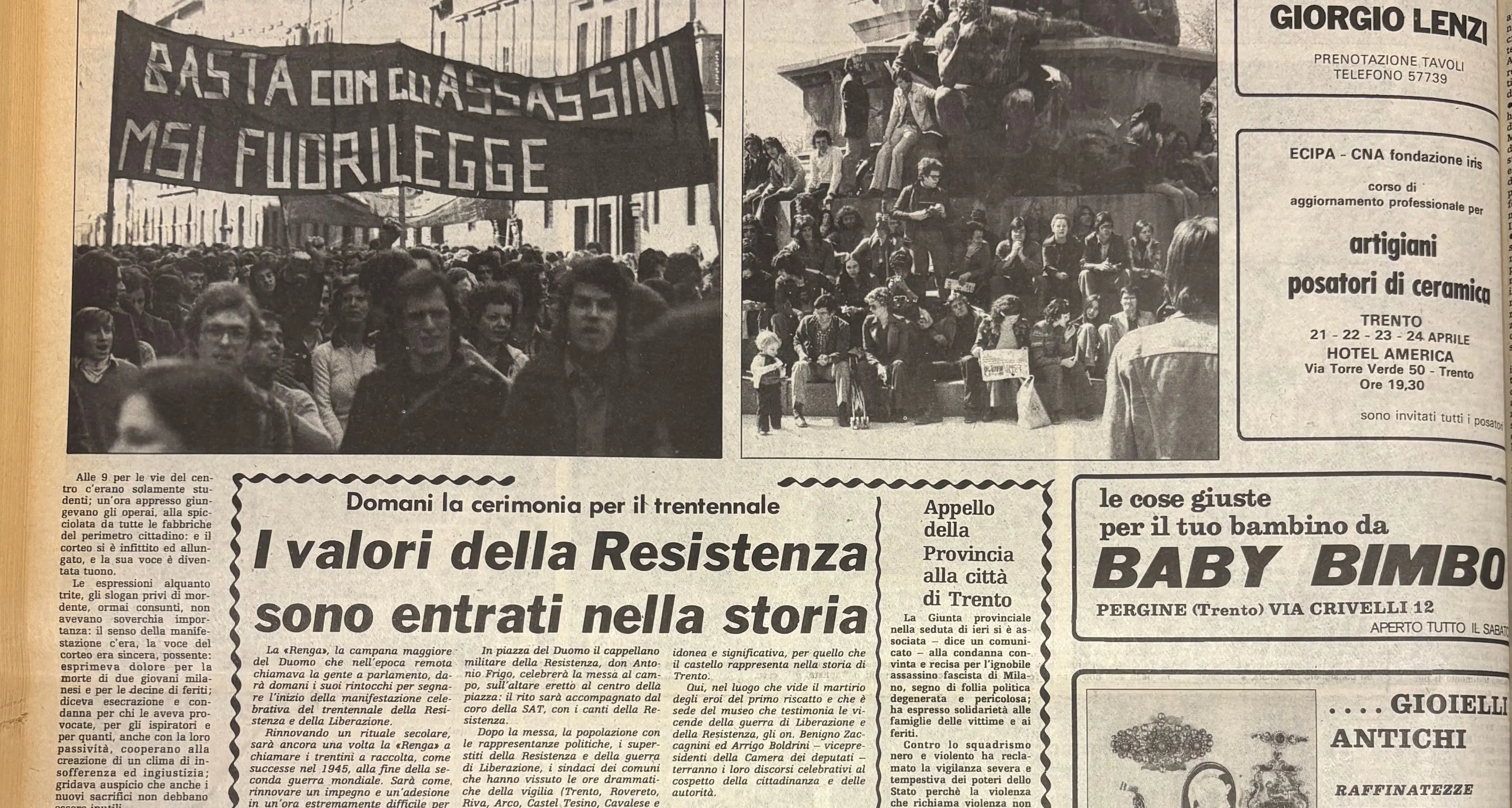 In migliaia per dire no alla violenza fascista