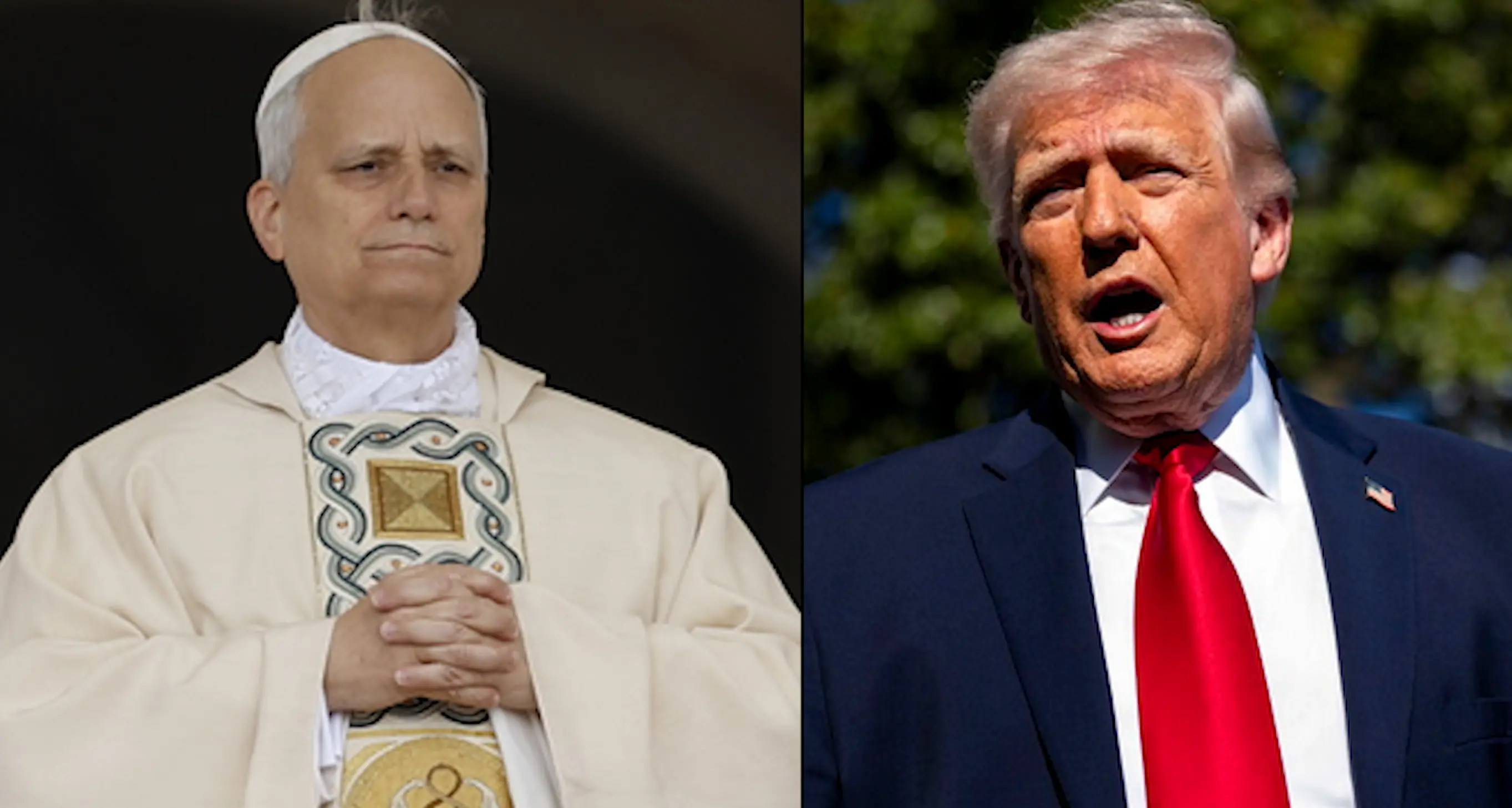 Trump torna ad attaccare il papa: «Qualcuno gli dica che l'Iran ha ucciso 42 mila innocenti»