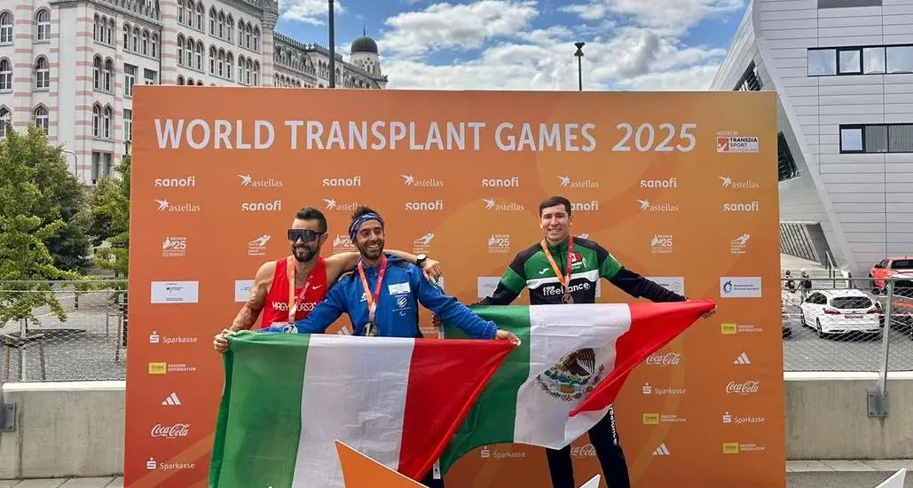 Bis iridato per Stefano Dalvai alle Olimpiadi per trapiantati in Germania
